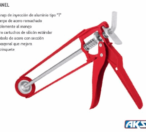 Pistola calafateadora tipo esqueleto profesional