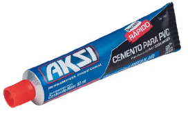 Pegamento azul para PVC tubo 50g