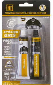 EPOXICO PEGA ACERO GRIS 5 MIN 60 GRS FORTIKONG