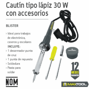 Cautin tipo lapiz uso ligero de 30W
